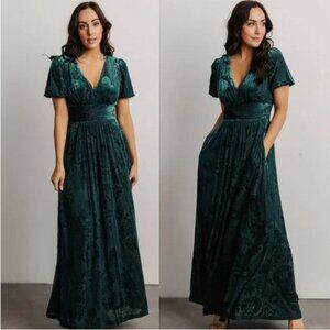 long sleeve maxi formal dress for women Embellished Long Sleeve Backless Maxi Dress in White - 8